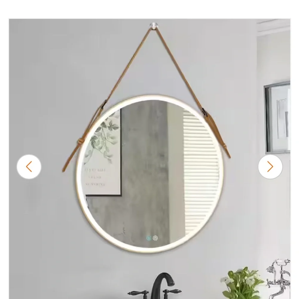 Round LED decorative bathroom mirror with anti-fog BRAND NEW